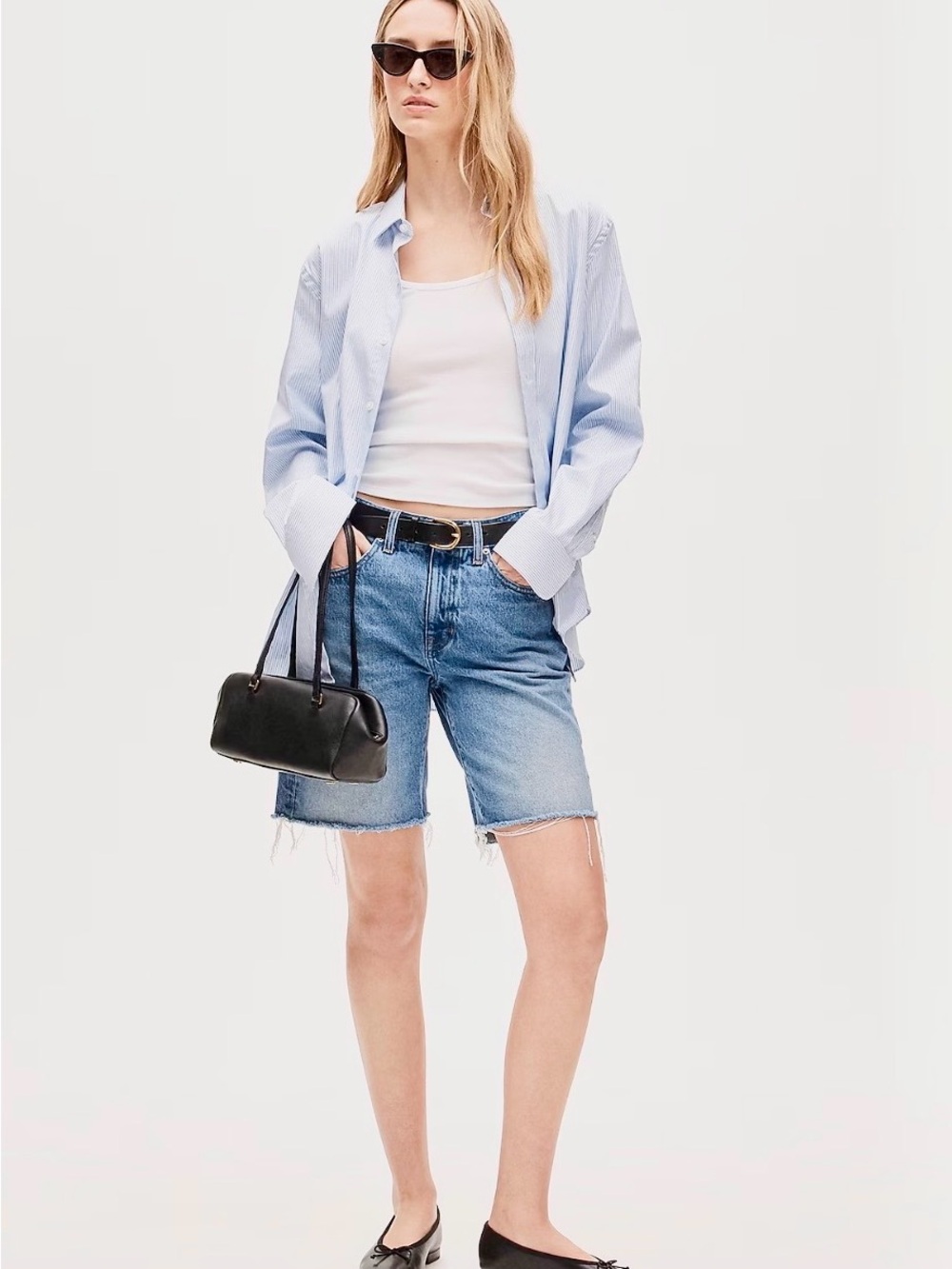 J. Crew Blue Denim Bermuda Shorts
